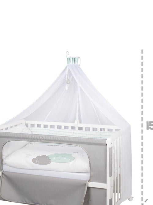 Bijzetbed 60 x 120 cm met complete beddengoedset 'Happy Cloud' ROBA - Kiabi