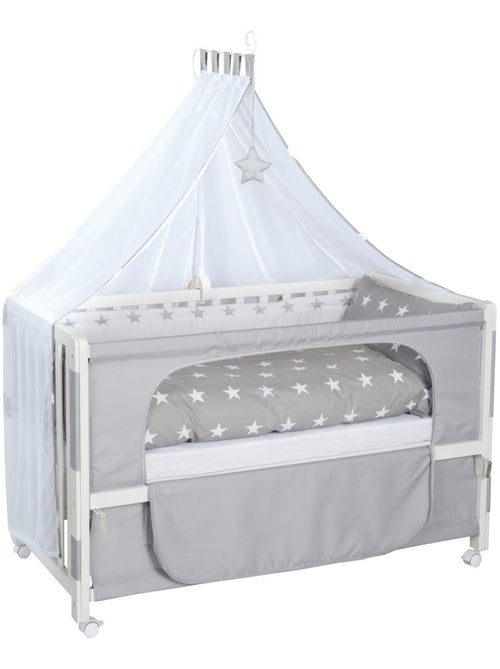 Bijzetbed 60 x 120 cm met complete beddengoedset 'Little Stars' ROBA - Kiabi