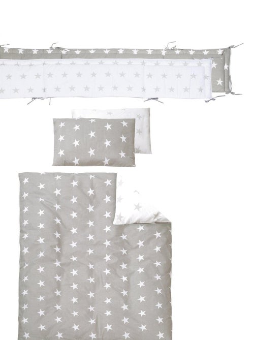 Bijzetbed 60 x 120 cm met complete beddengoedset 'Little Stars' ROBA - Kiabi