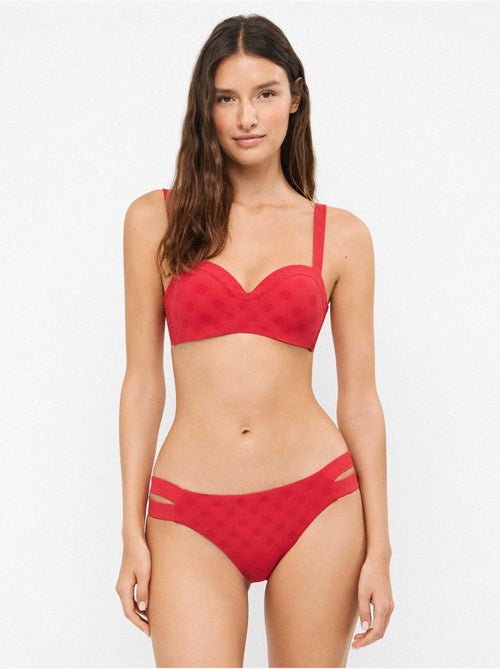 Bikinibroekje jacquard met stippen - Kiabi Bikinibroekje jacquard met stippen - Kiabi