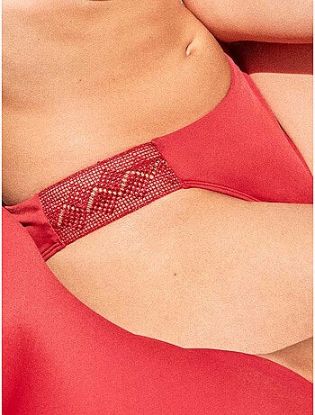 Bikinibroekje kant zijkanten