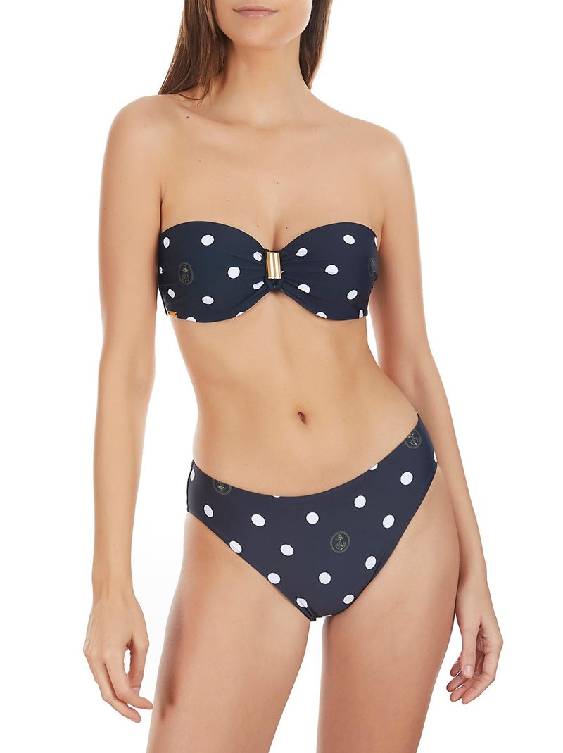 Bikinibroekje lunares navy Marineblauw - Kiabi