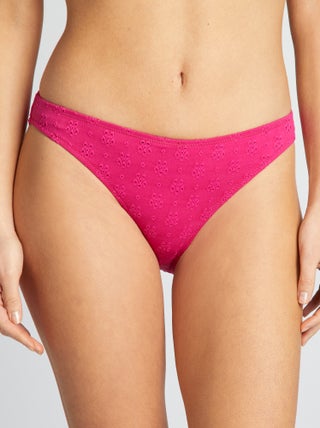 Bikinibroekje met ajourmotiefje