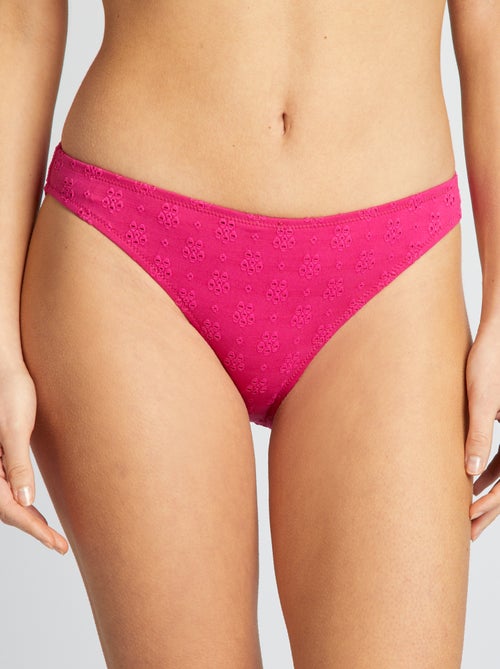 Bikinibroekje met ajourmotiefje - Kiabi