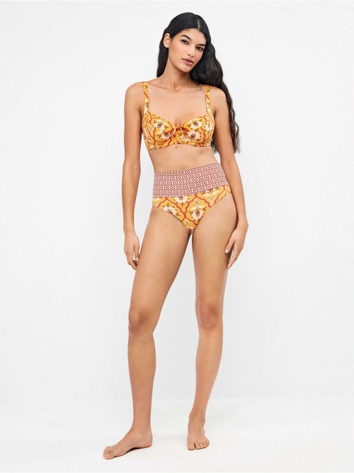 Bikinibroekje met dubbele print in meerdere posities - Kiabi Bikinibroekje met dubbele print in meerdere posities - Kiabi