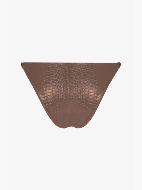 Bikinibroekje met glans aan de zijkanten en middelhoge taille penti - Kiabi Bikinibroekje met glans aan de zijkanten en middelhoge taille penti - Kiabi