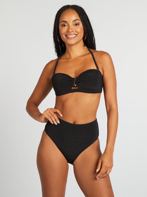 Bikinibroekje met hoge taille - Kiabi