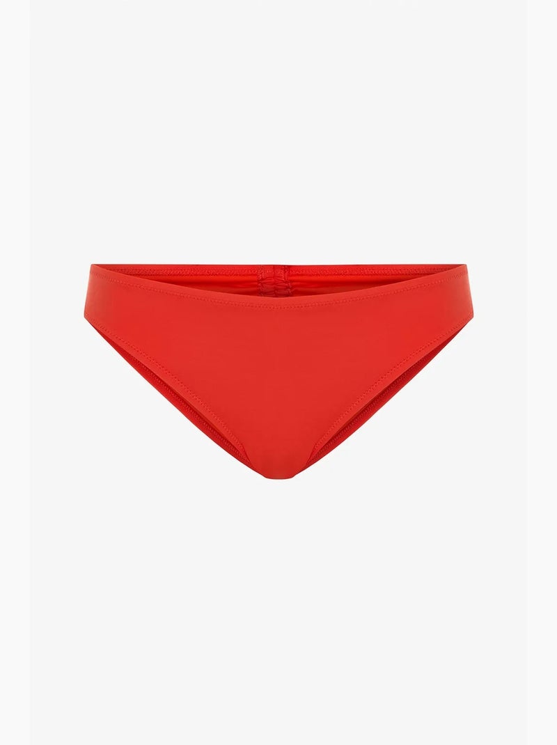 Bikinibroekje met lage taille en cheeky-pasvorm penti Oranje - Kiabi
