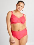 Bikinibroekje met print ORANJE - Kiabi