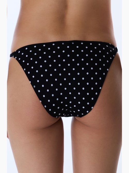Bikinibroekje met stippen en zijdetail, middelhoge taille penti - Kiabi Bikinibroekje met stippen en zijdetail, middelhoge taille penti - Kiabi