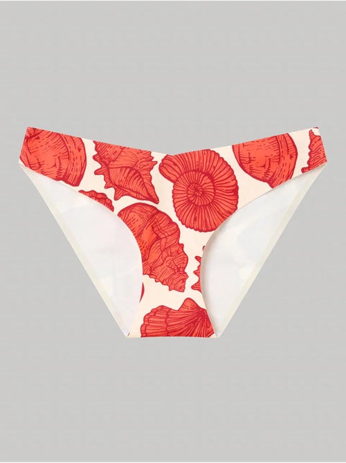 Bikinibroekje met v-snede in high tech stof - Kiabi Bikinibroekje met v-snede in high tech stof - Kiabi