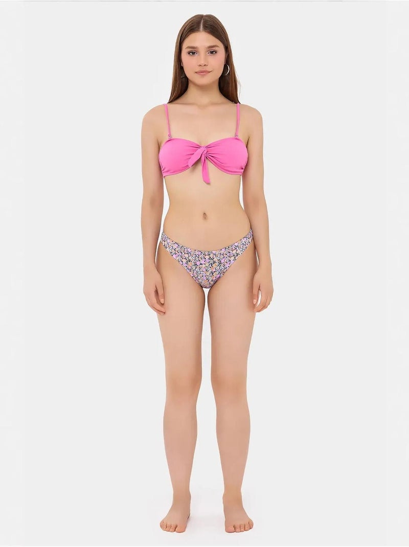 Bikiniset met strik Roze - Kiabi
