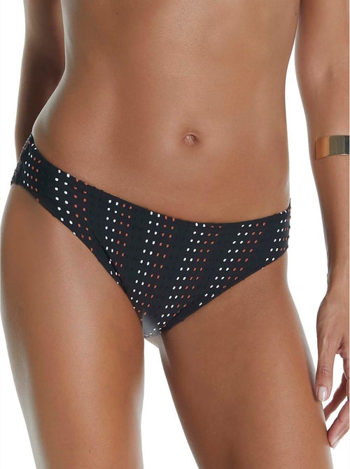 Bikinislip plumetti zwart - Kiabi
