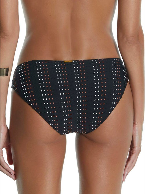 Bikinislip plumetti zwart - Kiabi