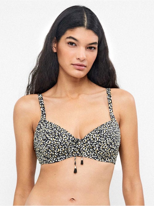 Bikinitop capaciteit cups c en d - Kiabi