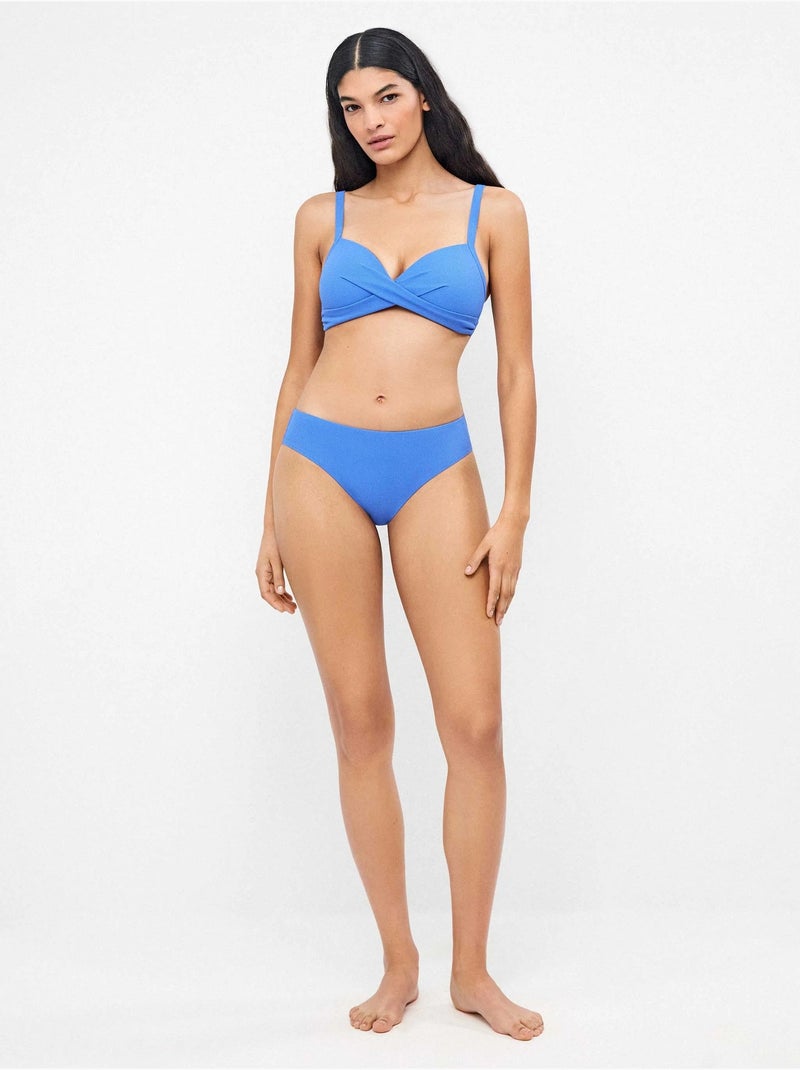 Bikinitop cups b en c Blauw - Kiabi