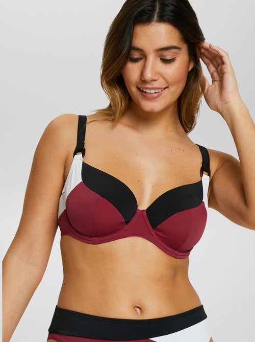 Bikinitop met beugels 'Sans Complexe' - Kiabi