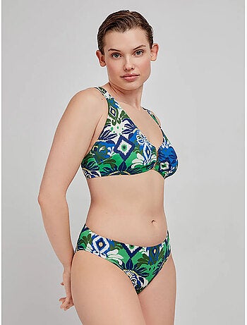 Bikinitop met capaciteit en uitneembaar schuim