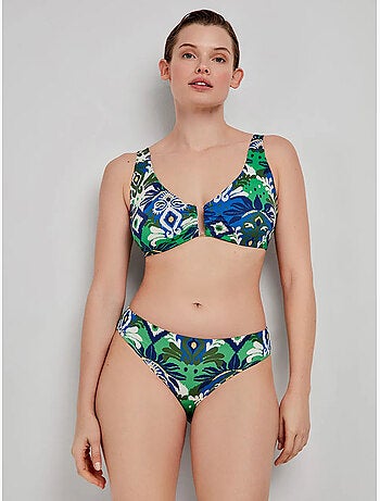 Bikinitop met capaciteit en uitneembaar schuim