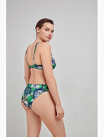 Bikinitop met capaciteit en uitneembaar schuim