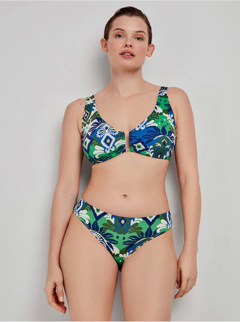 Bikinitop met capaciteit en uitneembaar schuim Multicolor - Kiabi
