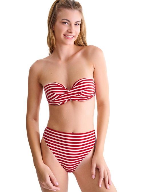 Bikinitop met hoge taille bondi beach - Kiabi