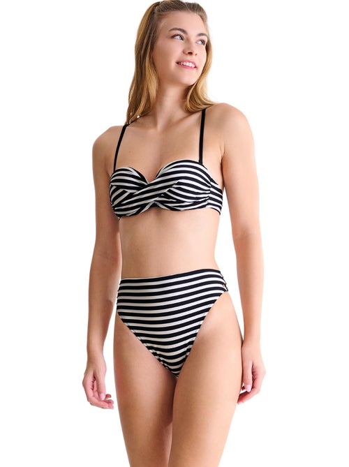Bikinitop met hoge taille bondi beach - Kiabi