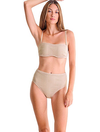 Bikinitop met hoge taille calvi
