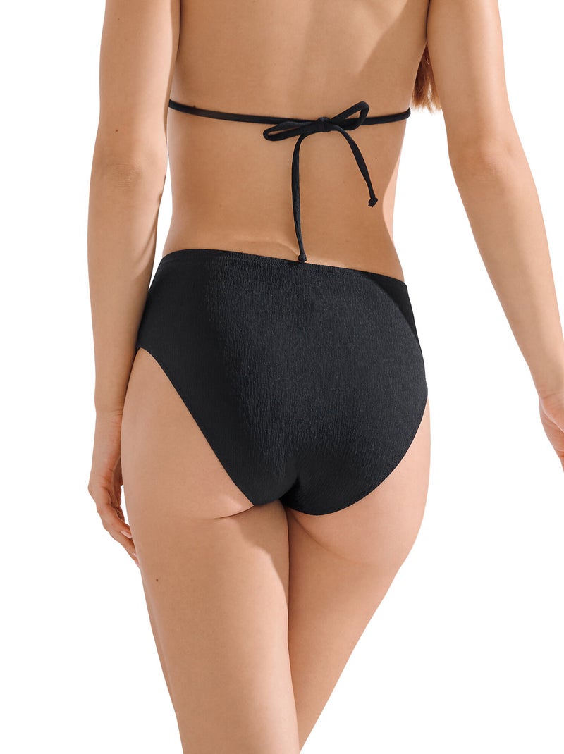 Bikinitop met hoge taille malaga Zwart - Kiabi