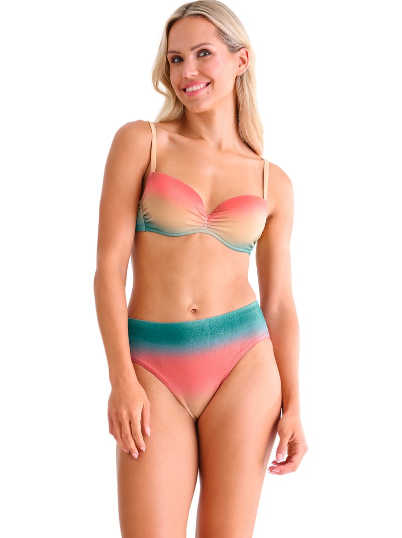 Bikinitop met lage taille cairo Roze - Kiabi