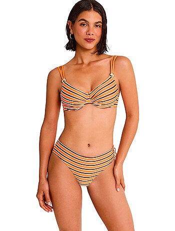 Bikinitop met omsluitende pasvorm sailor