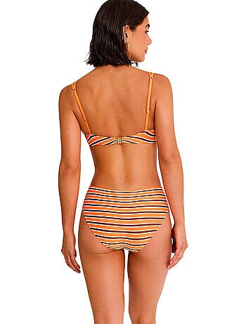 Bikinitop met omsluitende pasvorm sailor
