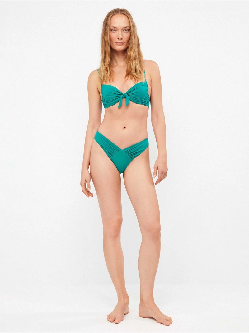 Bikinitop push-up met beugel Blauw Groen - Kiabi