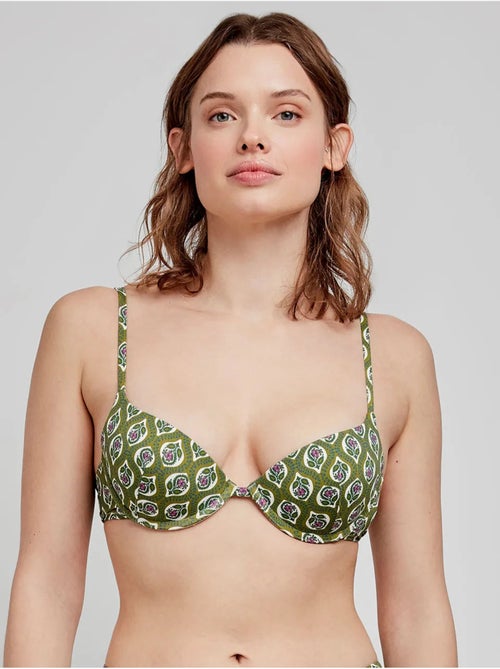 Bikinitop push-up met beugel - Kiabi