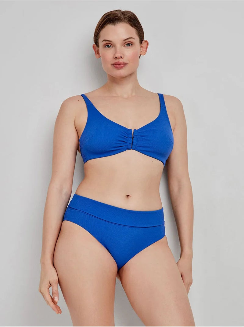 Bikinitop zonder foam Blauw - Kiabi