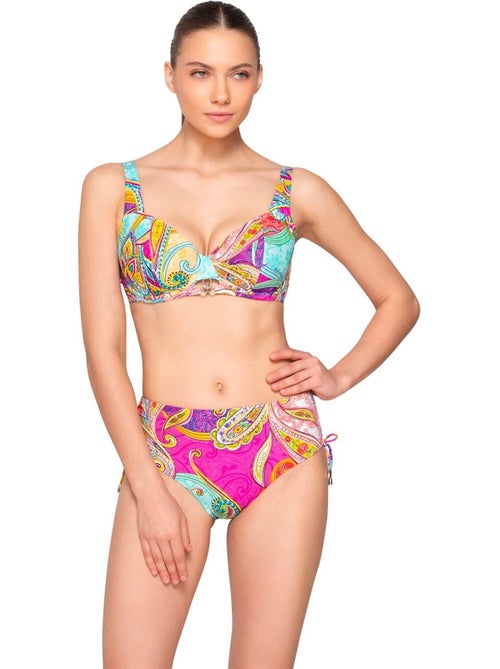 Bikinitopje met gerimpelde zijkanten madison - Kiabi Bikinitopje met gerimpelde zijkanten madison - Kiabi