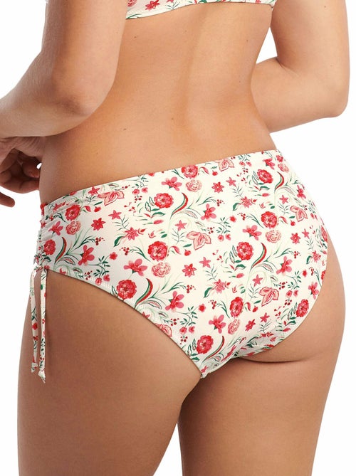 Bikinitopje met hoge taille en ruches aan de zijkanten java - Kiabi Bikinitopje met hoge taille en ruches aan de zijkanten java - Kiabi