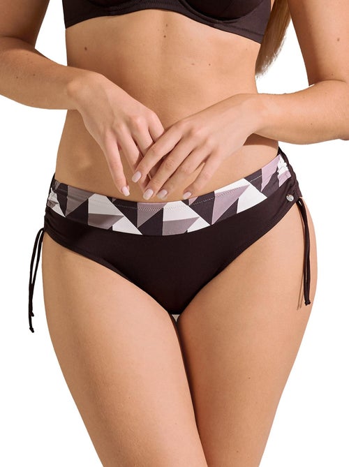Bikinitopje met hoge taille en verstelbare zijkanten toulouse - Kiabi Bikinitopje met hoge taille en verstelbare zijkanten toulouse - Kiabi