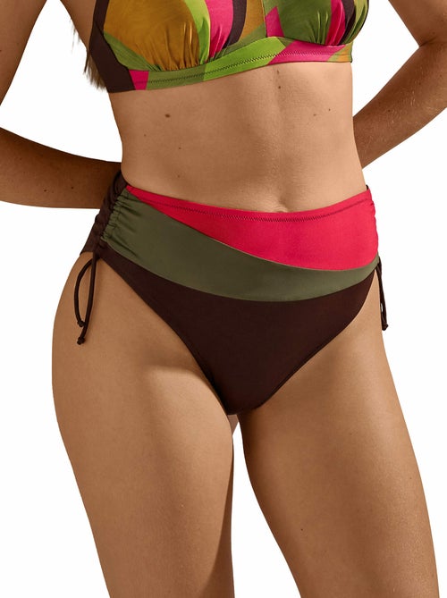 Bikinitopje met hoge taille en verstelbare zijkanten viviero - Kiabi Bikinitopje met hoge taille en verstelbare zijkanten viviero - Kiabi