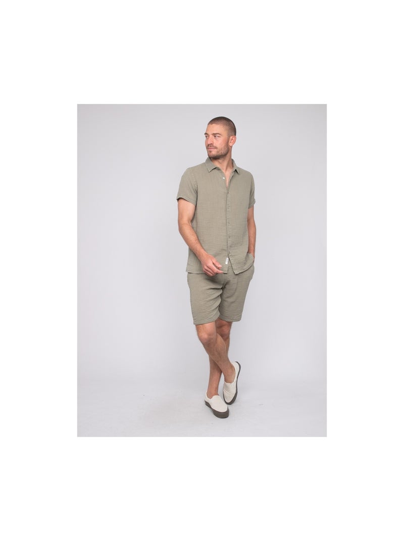 Bilmaki bermuda shorts Kaki - Kiabi