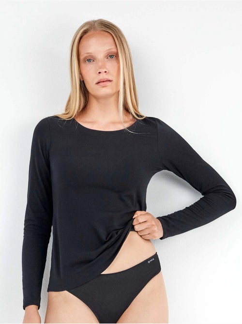 Binnen t-shirt lange mouwen katoen - Kiabi