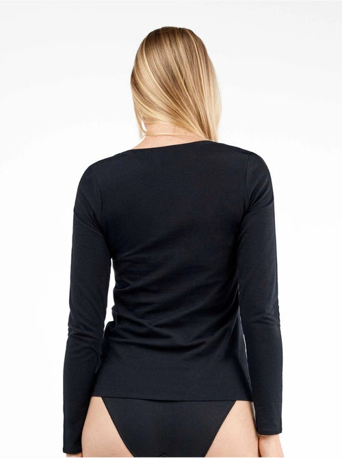 Binnen t-shirt lange mouwen katoen - Kiabi