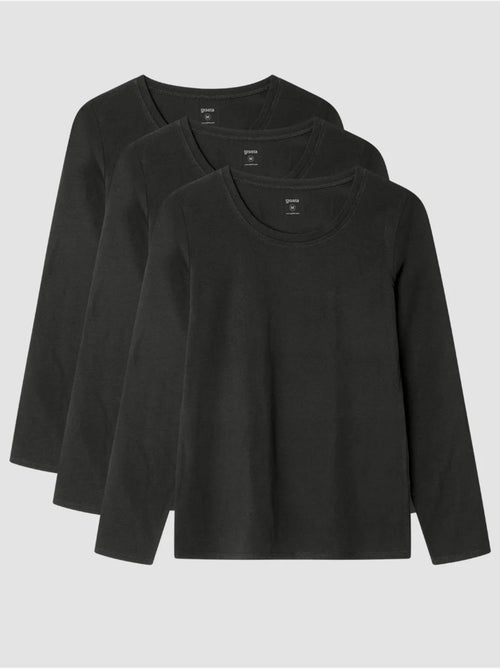 Binnen t-shirt lange mouwen katoen - Kiabi
