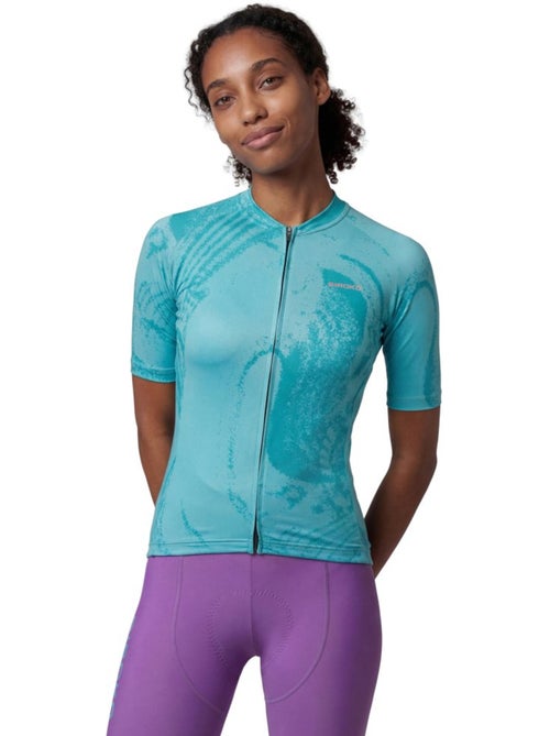 Biologisch afbreekbaar dames wielershirt - Kiabi