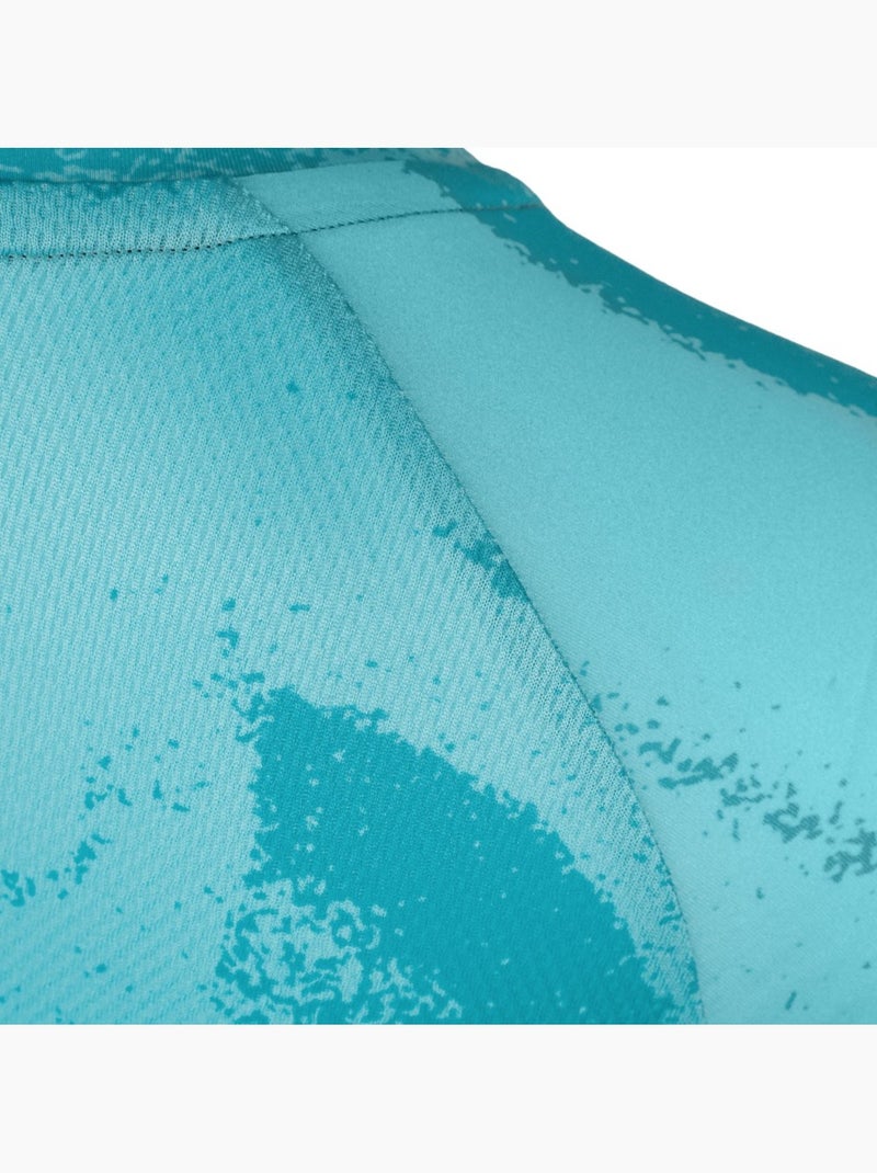 Biologisch afbreekbaar dames wielershirt Blauw - Kiabi