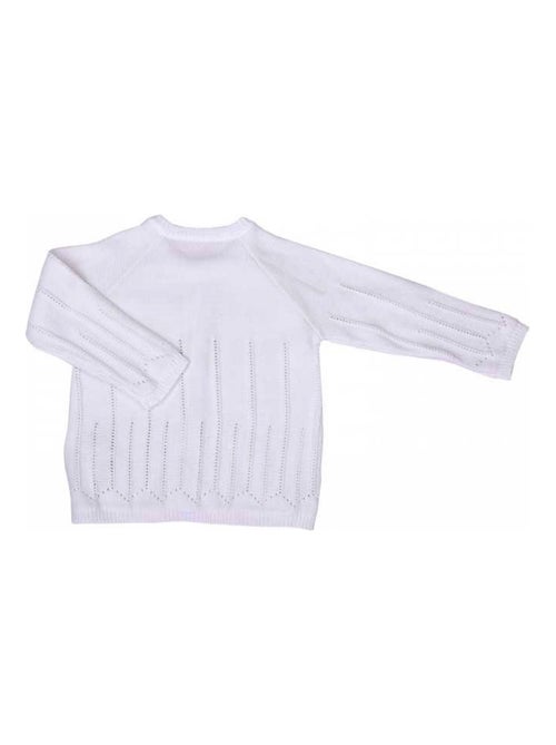 Biologisch katoenen babyvestje tricot - luna - Kiabi