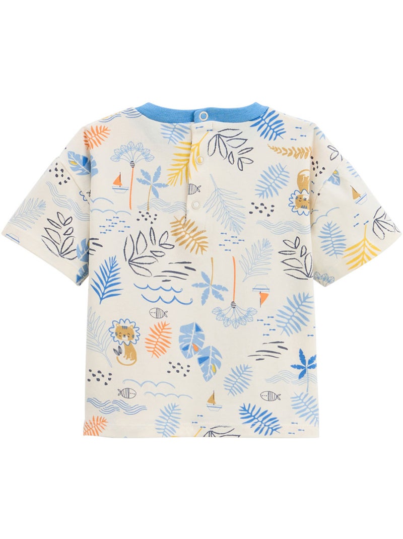 Biscarosse kinder-T-shirt Blauw - Kiabi