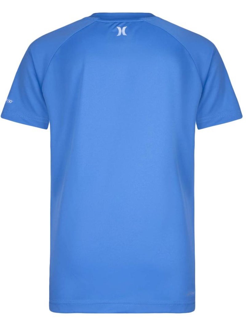 Blauw T-shirt voor Jongens met Ombre Icon UPF Blauw - Kiabi