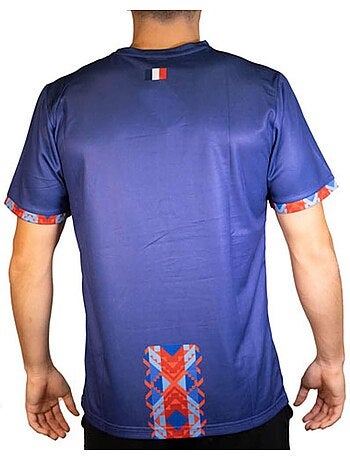 Blauw voetbalshirt sport zone paris 4009
