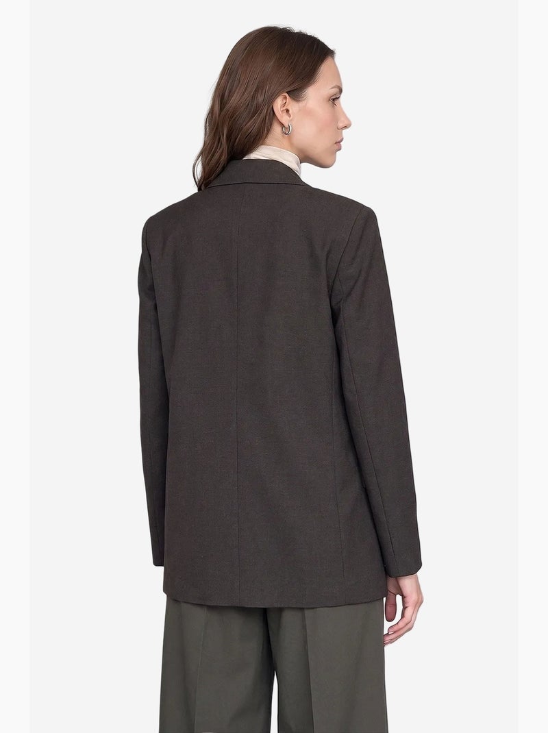 Blazer dilvin Gris Noir - Kiabi